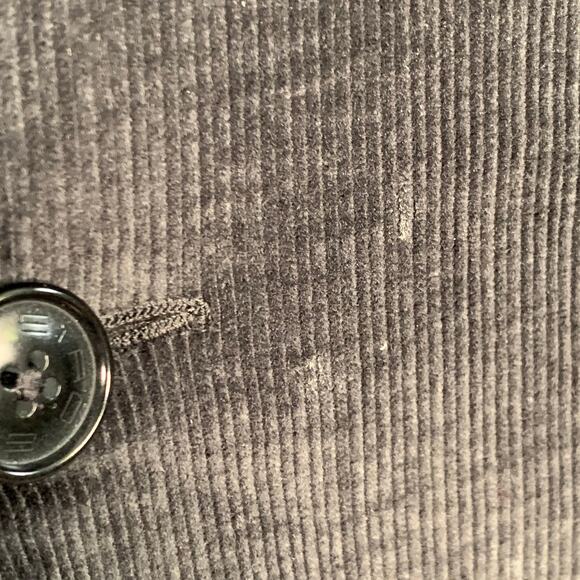 ETRO Size 38 Black Corduroy Cotton Blend Notch Lapel Sport Coat - Picture 6 of 11